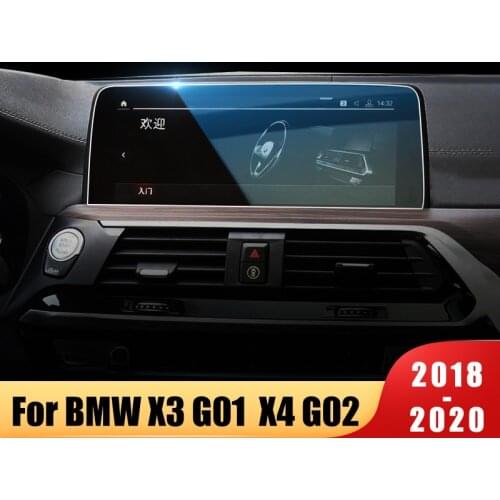 For BMW X3 G01 X4 G02 2018 2019 2020 Tempered Glass Car Navigation Screen Protector LCD Touch Display Film protective Sticker