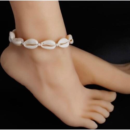 BLUE STAR Summer Beach Bohemian Conch Anklets On Leg Charm For Women Adjustable Anklet Bracelet Handmade Shell Foot Chain
