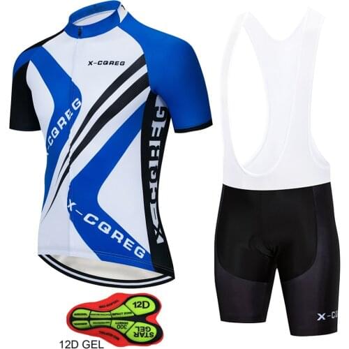 2020 X-CQREG Pro Team Cycling Clothing Road Bike Wear Racing Clothes Quick Dry Mens Cycling Jersey Set Ropa Ciclismo Maillot