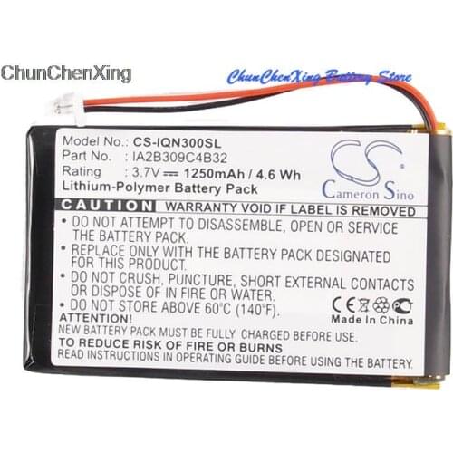 Cameron Sino 1250mAh Battery IA2B309C4B32 for Garmin Nuvi 300, 300T, 310, 310D, 310T, 350, 350T, 360, 360T, 370