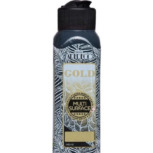 Artdeco Gold Multisurfes Acrylic Paint For All Surfaces 360 Black WATERCOLOR PAINT METALLIC PAINT ACRYLIC PAINT BRIGHT COLORS