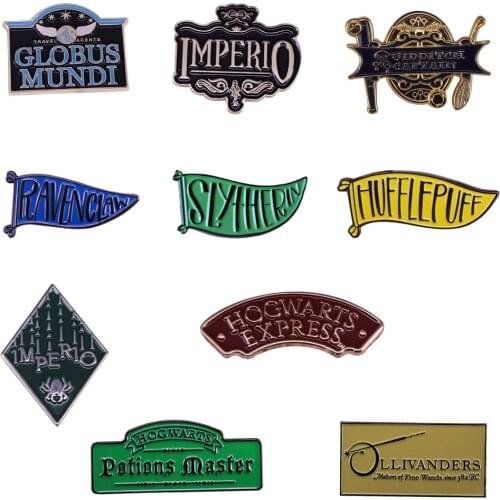 Magic spells brooch pin witchcraft movie fans Jewelry spells lovers bookish gift