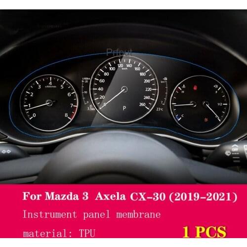 For Mazda CX-30 2020 2021 Car Interior Center console Transparent TPU Protective film Anti-scratch film navigation Accessories