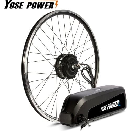 Electric Motor for Bicycle 36V 250W 28'' 700C Front Brushless Gear Hub Motor Wheel Ebike Conversion Kit wih Battery 36V 15.6Ah