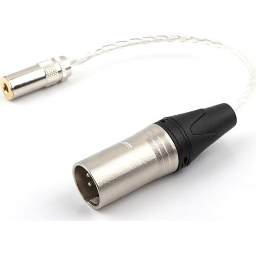 4Pin Balanced XLR Male to 4.4mm Balanced Female Audio Adapter Cable