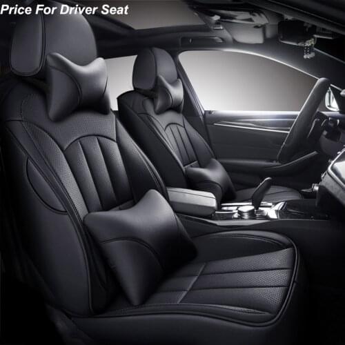 Leather black red car seat cover For mercedes w212 w204 ml w164 gla vito w176 w205 w163 cla w220 w211 e class w221 accessories