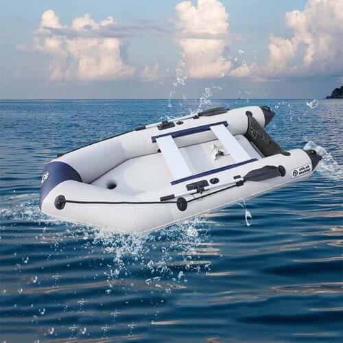 Solarmarine 9 Person Air Mat Floor Inflatable Yacht Luxury Boat High Airtightness PVC Thickened Folding Rescue Kayak Speed Boat