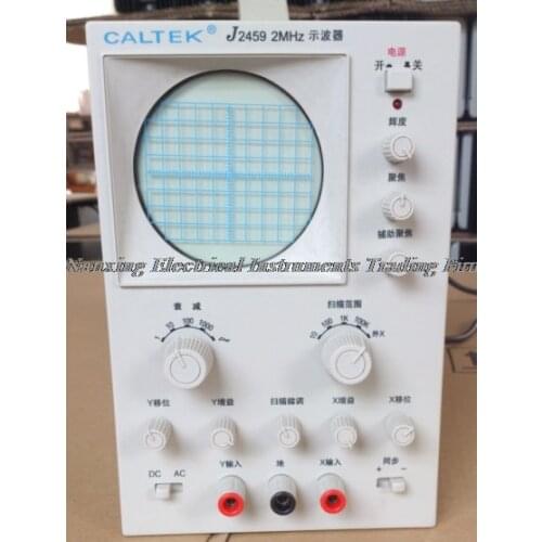 Fast arrival Caltek J2459 small single-channel Analog oscilloscope 2MHz
