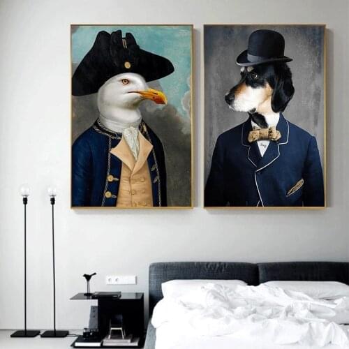 Nordic Rabbit Cat Animal Elephant Lion Canvas printings Painting Art Zebra Portrait Posters And Prints Wall Picture Living Room