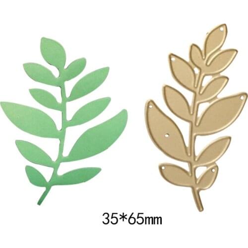 New 2018 Tree Leaves Steel Embossing Craft DIY Leaf Stencil Metal Cutting Dies photo album Machine Scrapbooking Die