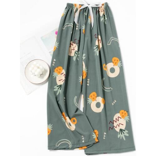 2021 Women Men Unisex Plaid Printed Pajamas Bottoms Cotton Soft Elastic Waist Sleepwear with Pocket Pyjamas Trousers Long Pants