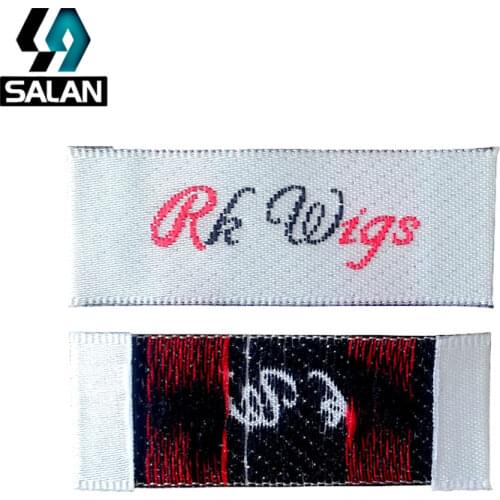 Customize satin fabric clothing labels custom damask sewing woven garment tags personalized labels kids free shipping