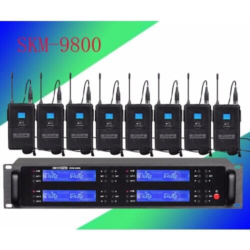 Pro microphone UHF 8 microphone wireless Lavalier microphone Stage Performance microfoon draadloos wireless microphone System