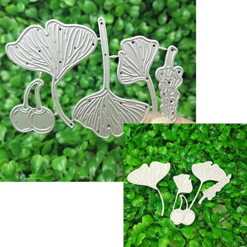 Metal cutting die is suitable for DIY scrapbook photo album greeting card making 3D creative leaf fruit 2021 NEW