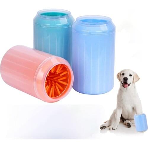 Dog Paw Cleaner Soft Gentle Silicone Portable Pet Foot Washer Cup Paw Clean Brush Quickly Washer Dirty Cat Foot Cleaning Brush