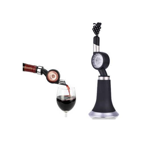 Magic Decanter Red Wine Aerator With Base & Filter Pouch Essential Set Aerator & Stopper Set