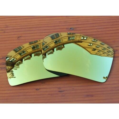 Vonxyz 24K Mirror Polarized Replacement Lenses for-Oakley Eyepatch 2 Frame