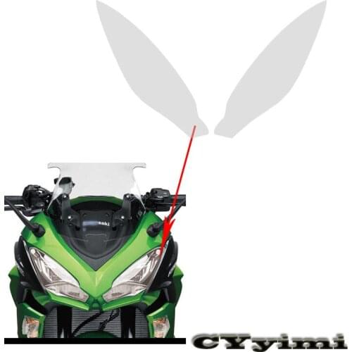 Motorcycle Cluster Scratch Protection Film headlight Protector For Kawasaki NINJA 1000 Z1000SX 2017 2018 2019 accessories