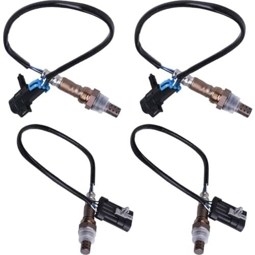 4Pcs Upstream&Downstream O2 Lambda Oxygen Sensor Auto Parts Sensor Downstream Sensor for Chevy Silverado 1500 96-02