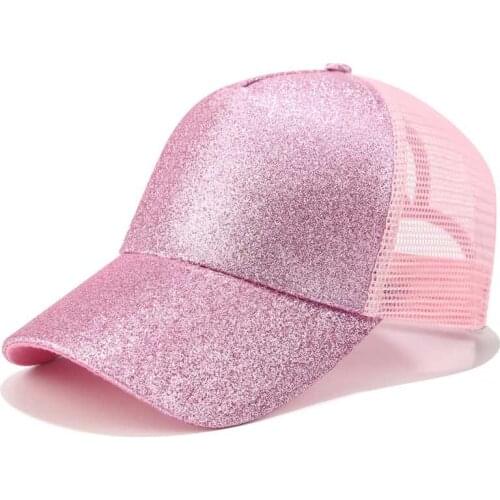 2020 Ponytail Baseball Cap Women Snapback Dad Hat Mesh Trucker Caps Messy Bun Summer Hat Female Adjustable Hip Hop Hats