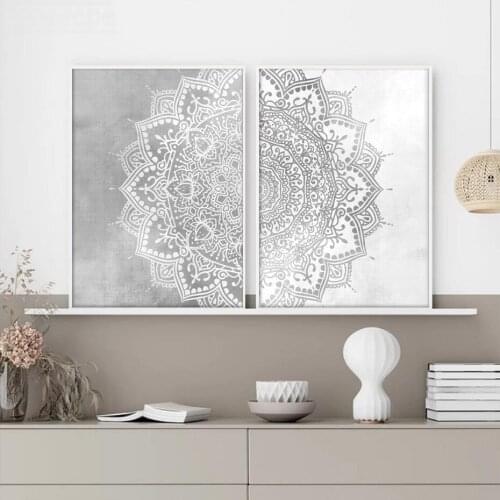 Bohemia Mandala Pattern Islam Wall Poster Canvas Painting Wall Posters Wall Art Picture Decoration Yoga Room Mural Home Decor
