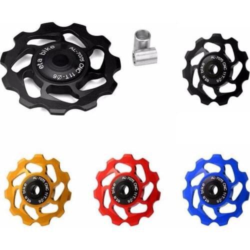 11T MTB Bicycle Rear Derailleur Jockey Wheel Ceramic Bearing Pulley CNC Road Bike Guide Roller