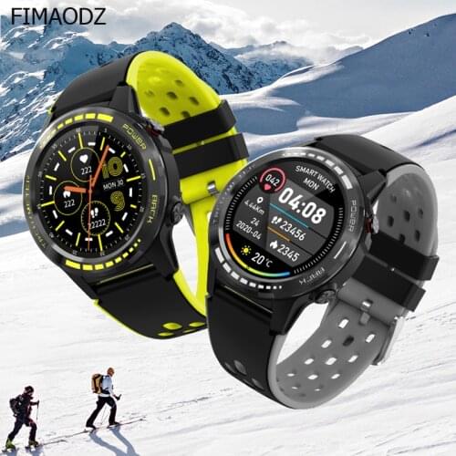 FIMAODZ Smart Watch Smartwatch GPS Men Women 2021 New Compass Barometer Altitude Full Touch Fitness Outdoor Watch Smart Watches