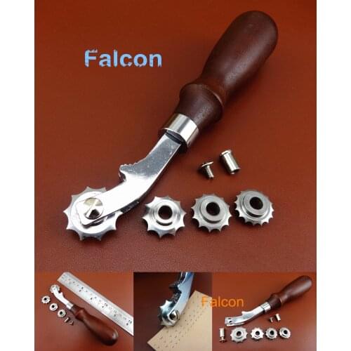 Leather Craft Sewing Over Stitching Wheel Marker Spacer Roulette Overstitcher Tool - Carving Stamping Knife Cutter Punch Chisel