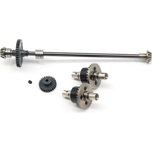 Metal Differential Gearbox Gear Drive Shaft for WLtoys 1:14 144001 RC Car Accessories