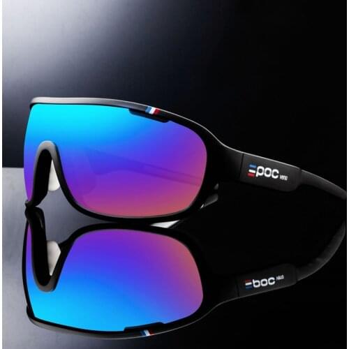 POC Cycling Glasses MTB Bike Glasses Man 4 Lens Eyewear Running Fishing Sports Polarized Cycling Sunglasses Men women