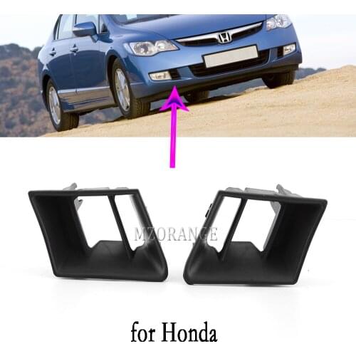 Fog Light Cover Grill Bezel for HONDA CIVIC FD1 FD2 2006-2011 Fog Lamp Hood Fog Lights Covers Frame for CIIMO 2012-2015