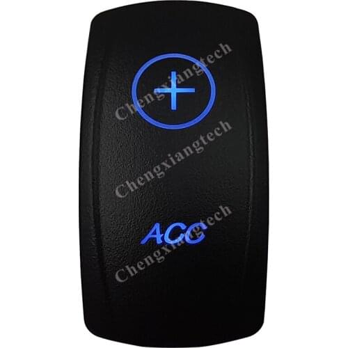 Acc Car Boat Blue Led Lasor 5 Pin Rocker Toggle Switch On Off 12v 24v Marine Grade for Carling Arb Narva 4x4