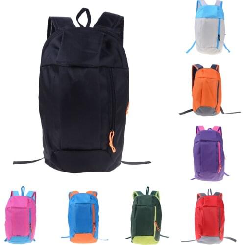 Unisex Sports Backpack Satchel Withe Soft Handle Lightweight Nylon Backpacks For Travel Hiking Rucksack 9 Colors