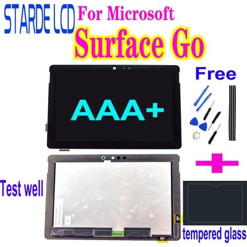 AAA+ STARDE LCD For Microsoft Surface Go 1824 LCD Display Touch Screen Digitizer Assembly LQ100P1JX51 Repair Part LQ100P1JX51