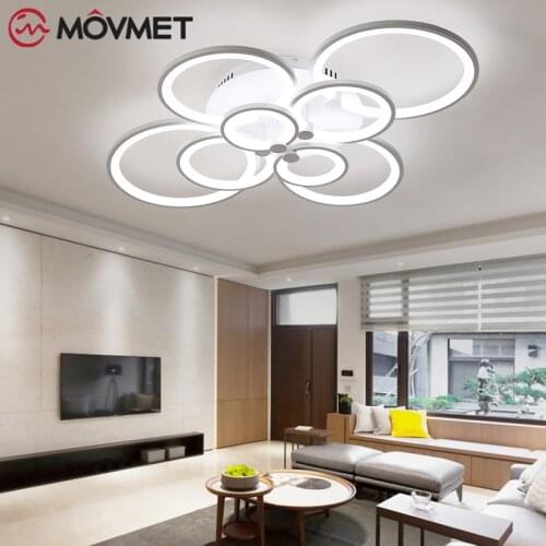 LED Ceiling Lights Remote Control Living Room Bedroom Modern Led Ceiling Light Dimming Led Ceiling Lamp Fixtures