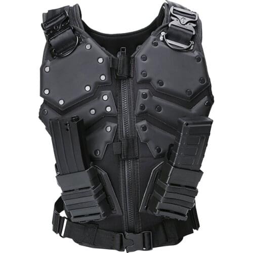 Molle Tactical Hunting Combat G.I.J Body Vest Body Protector Black