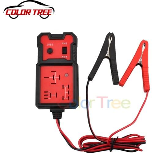 12V Electronic Automotive Relay Tester Universal For Cars Auto Battery Checker