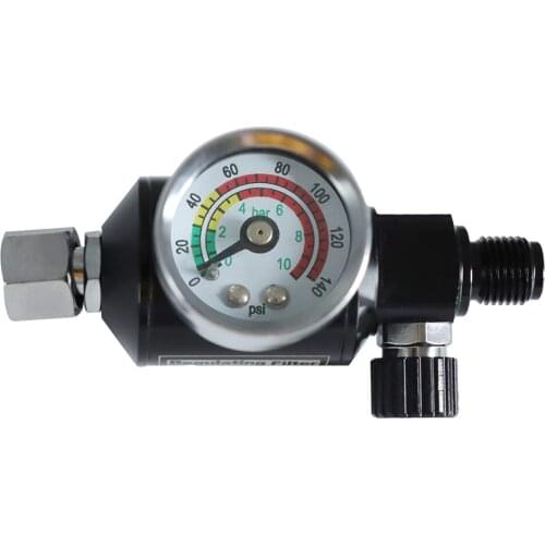 Universal Oil-Water Separator + Pressure Regulator 2-in-1 Adjustable Filter Pneumatic Spray Gun Tool Accessories