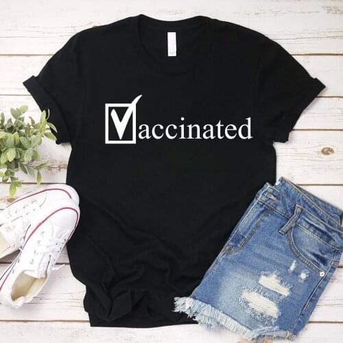 I Got Vaccinated T Shirt Awareness Pro-Vaccine Graphic Cotton Tees Science Humor Public Health Gift