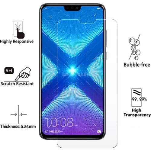 Tempered Glass on Honor 8 9 10 Lite 8a Pro 8x 8c 8s 9x Protective Glas Screen Protector Safety Film for Huawei 8 9 A X C S Light