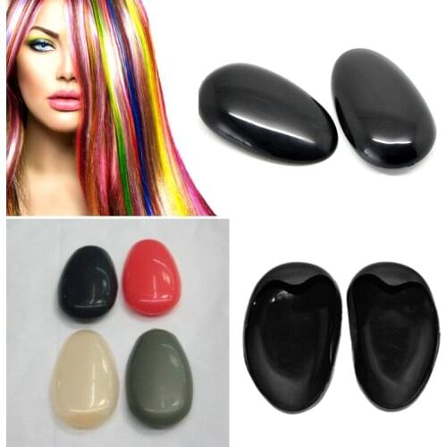 1 Pair Plastic Ear Cover Hair Dye Color Coloring Shield Protect Guard Salon New
