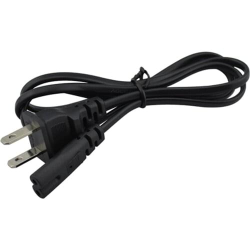 100pcs wholesale For xbox For PS3 2-Prong Port AC power cable cord US plug Console Power Supply for Playstion 3