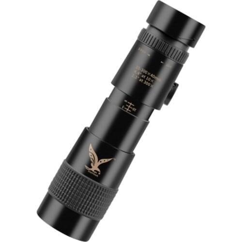 ARCTIC P9 MILITARY TELESCOPE 4K 10-300x40mm Super Telephoto Zoom Monocular Telescope with Tripod Clip Mobile Phone Accessories