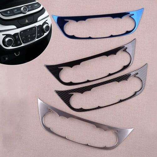 Car Central Console AC Control Button Cover Trim Frame Fit for Chevrolet Equinox 2018 2019