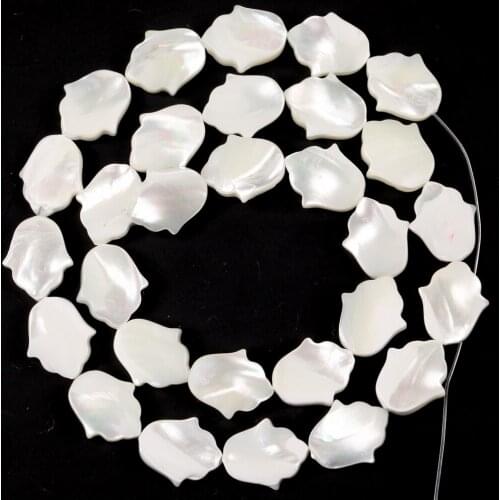 Natural White Mother Of Pearl Seashell Beads Loose Spacer Bead Necklace Bracelet Accessories For Jewelry Making Diy Handmade