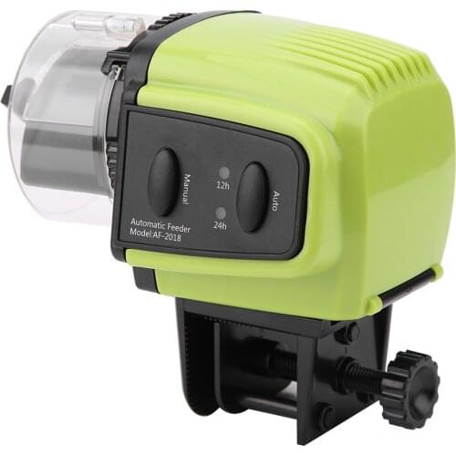 Digital Automatic Electrical Plastic Fish Tank Timer Feeder Home Aquarium Tank Food Feeding Portable Fish Feeder Tools