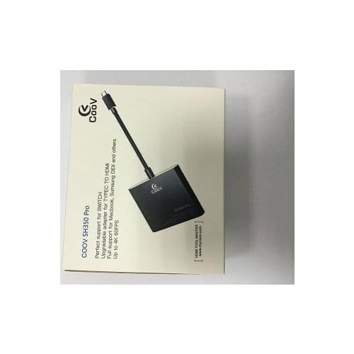 For switch Coov SH350 PRO sh350 plus MINI Dock Station USB-C Type-C to HDMI Adapter Converter Hub for Switch less than 5.0
