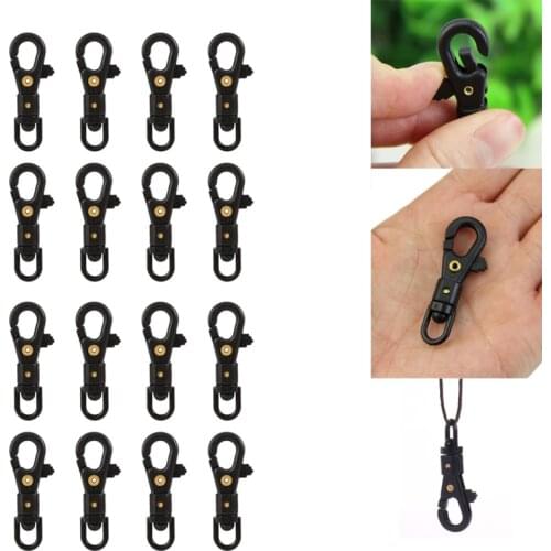 360 Degree buckle tool Mini Rotation molle attach Parachute EDC gear survive Carabiner backpack hang Paracord camp hike outdoor