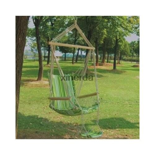 Outdoor Garden Beach Patio Yard Swing Hammock Hanging Chair Breathable Thick Cotton Canvas Swing Casual Adult Park
