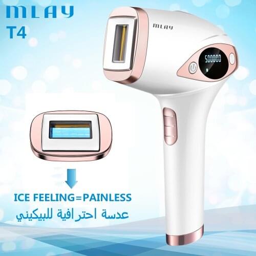 MLAY T4 Laser Hair Removal Device Permanent Hair Removal IPL Epilator Bikini Machine Household Electric Appliances Depilator